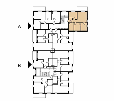 Plan 3 pok. 58m²