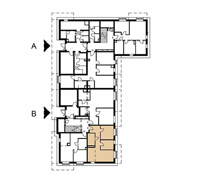 Plan 3 pok. 52m²