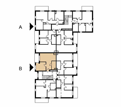 Plan 2 pok. 46m²