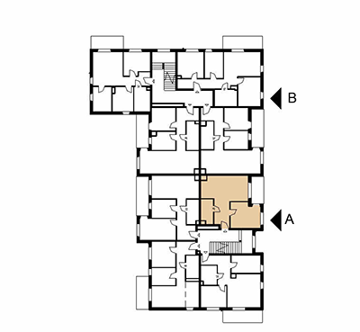 Plan 2 pok. 46m²