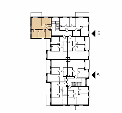 Plan 3 pok. 58m²