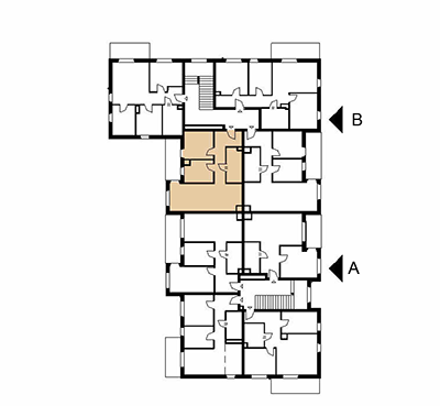 Plan 3 pok. 57m²