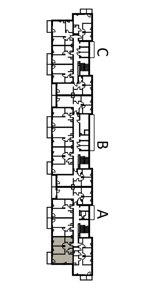 Plan 3 pok. 57m²