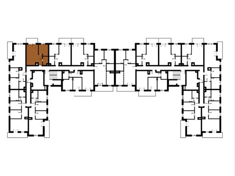 Plan 2 pok. 43m²