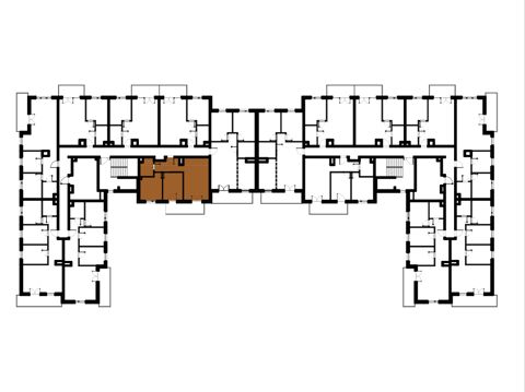 Plan 3 pok. 54m²