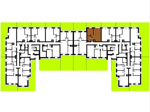 Plan 2 pok. 43m²