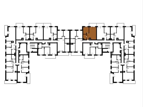 Plan 2 pok. 43m²