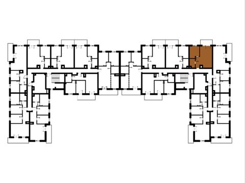 Plan 2 pok. 43m²