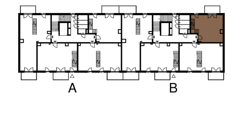 Plan 1 pok. 53m²