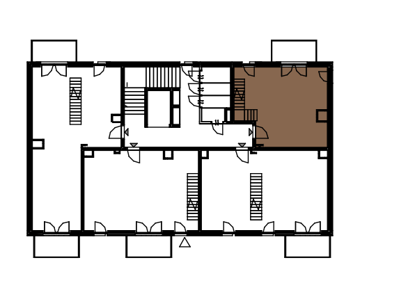 Plan 1 pok. 52m²