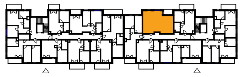 Plan 3 pok. 54m²