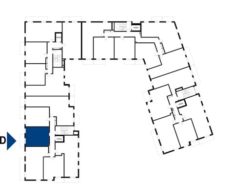 Plan 2 pok. 43m²