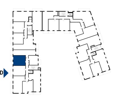 Plan 2 pok. 43m²