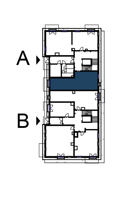 Plan 1 pok. 55m²
