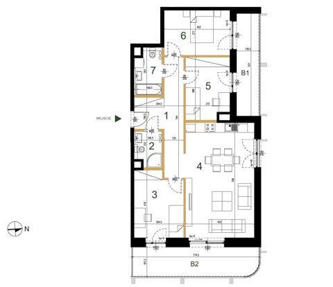 Plan 4 pok. 84m²