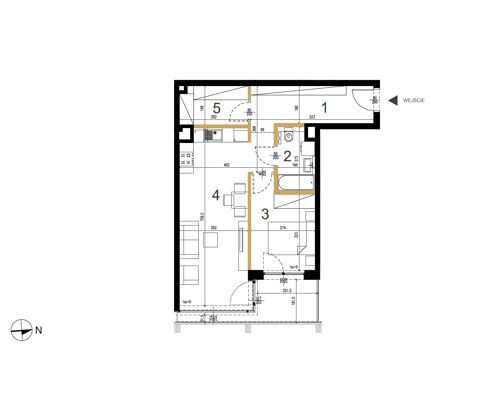 Plan 2 pok. 51m²