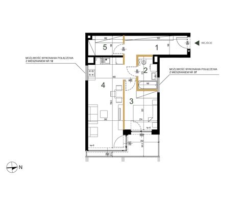 Plan 2 pok. 51m²