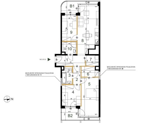 Plan 4 pok. 84m²