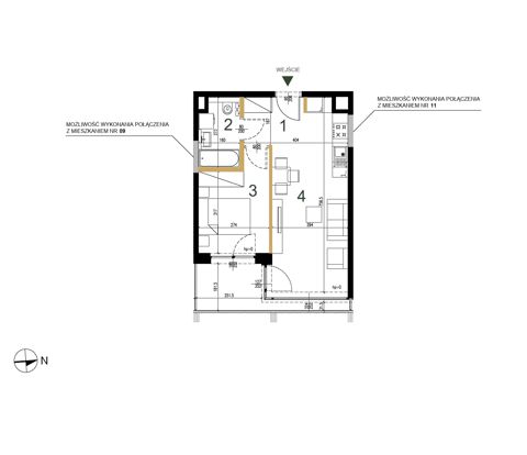 Plan 2 pok. 38m²
