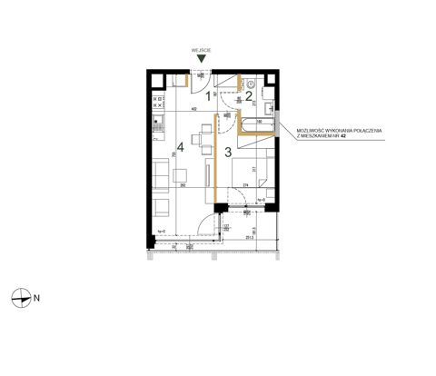 Plan 2 pok. 37m²
