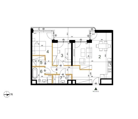 Plan 3 pok. 74m²