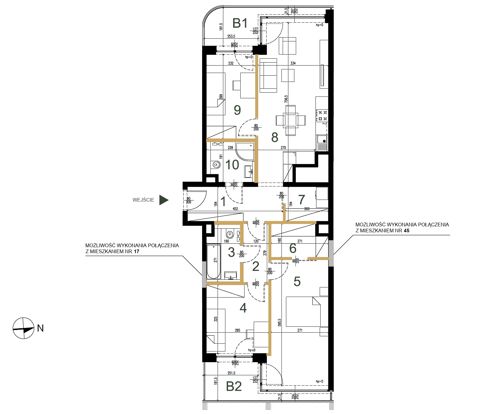 Plan 4 pok. 84m²