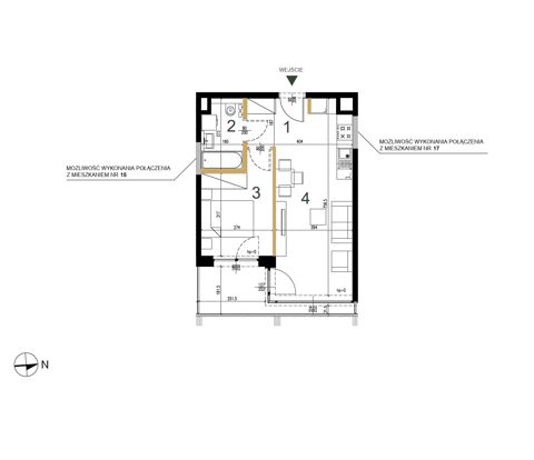 Plan 2 pok. 38m²