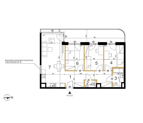 Plan 4 pok. 71m²