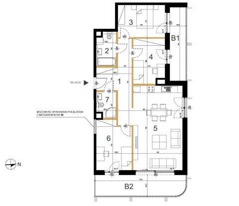 Plan 4 pok. 85m²