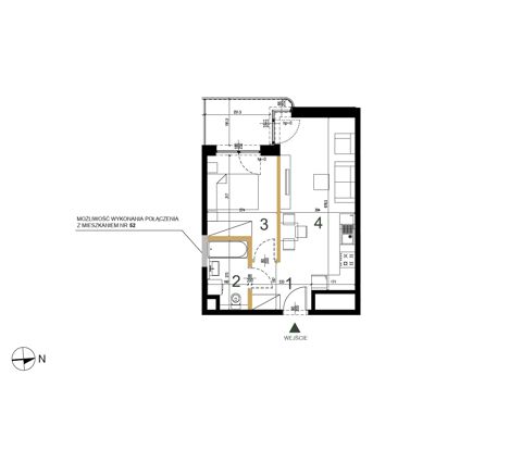 Plan 2 pok. 37m²