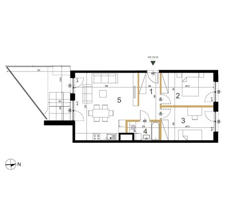 Plan 3 pok. 66m²