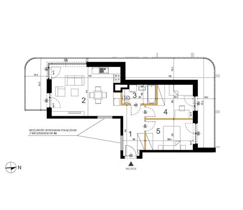 Plan 3 pok. 55m²