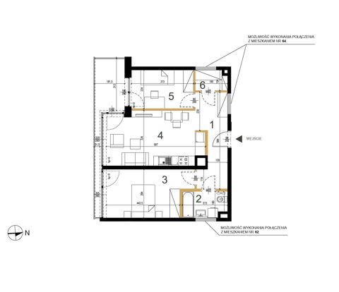 Plan 3 pok. 57m²