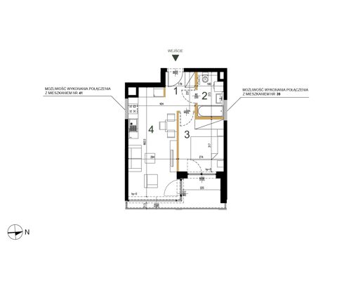 Plan 2 pok. 35m²