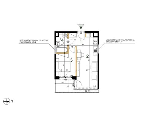 Plan 2 pok. 38m²