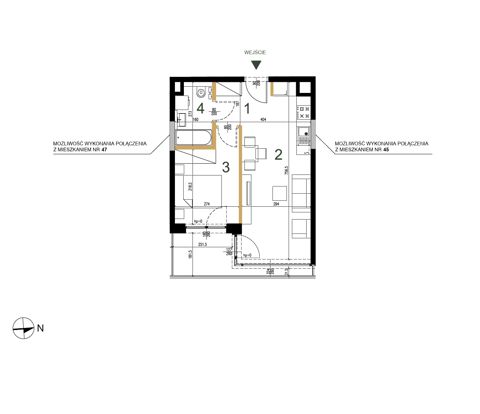 Plan 2 pok. 38m²