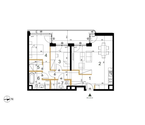 Plan 3 pok. 74m²