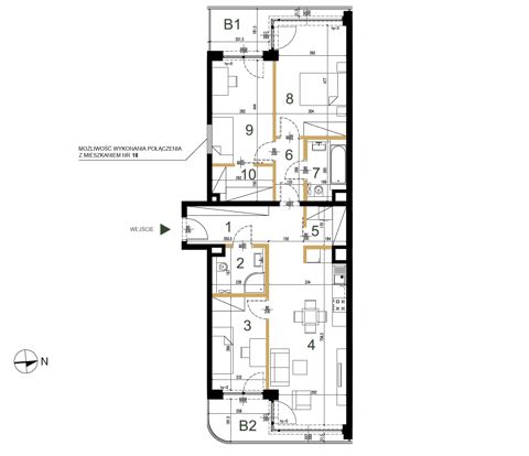 Plan 4 pok. 86m²