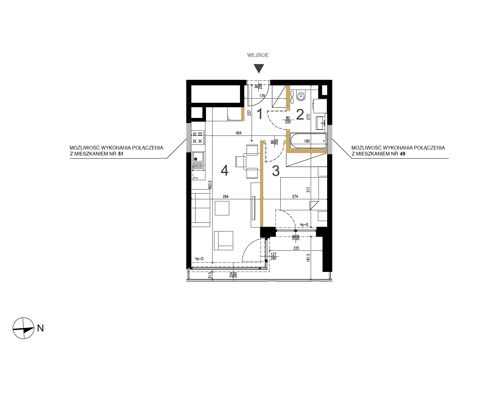 Plan 2 pok. 35m²