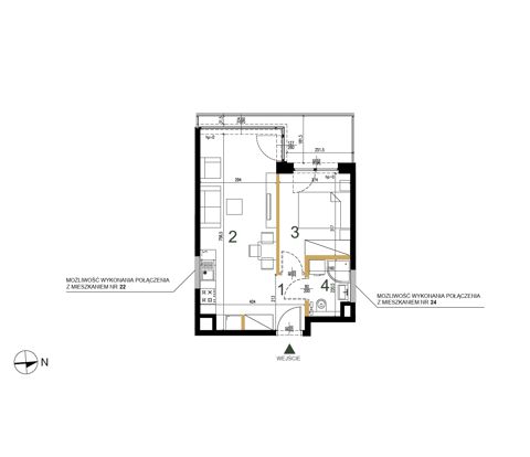Plan 2 pok. 37m²
