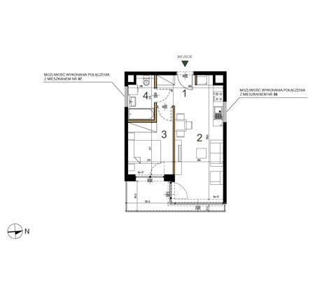 Plan 2 pok. 37m²