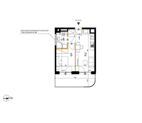 Plan 2 pok. 31m²