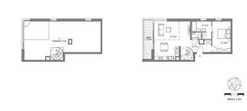 Plan 3 pok. 106m²