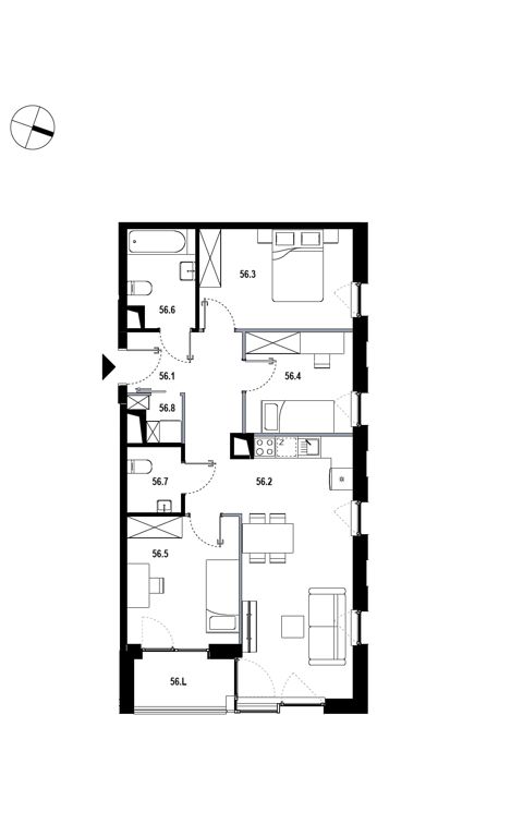 Plan 4 pok. 71m²
