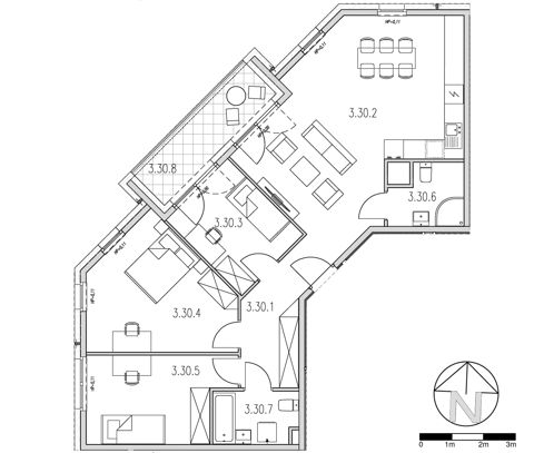 Plan 4 pok. 87m²