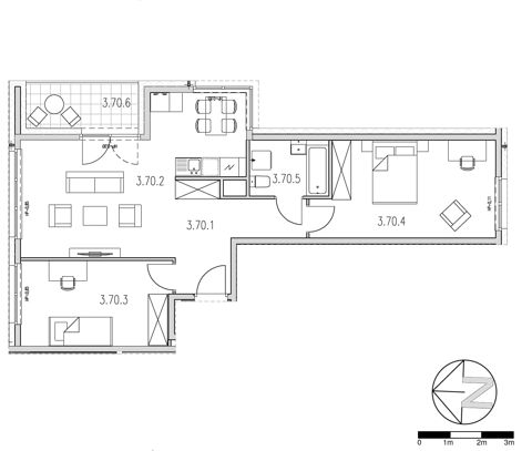Plan 3 pok. 68m²