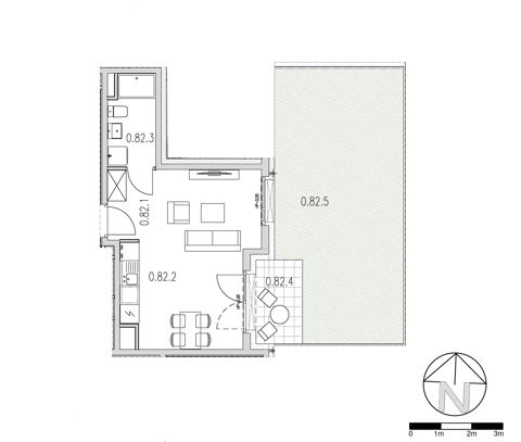 Plan 1 pok. 29m²