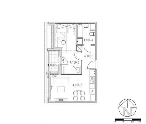 Plan 2 pok. 36m²