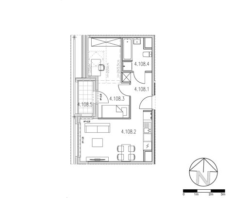 Plan 2 pok. 36m²