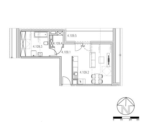 Plan 2 pok. 34m²